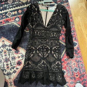 BB Dakota Black Lace Dress